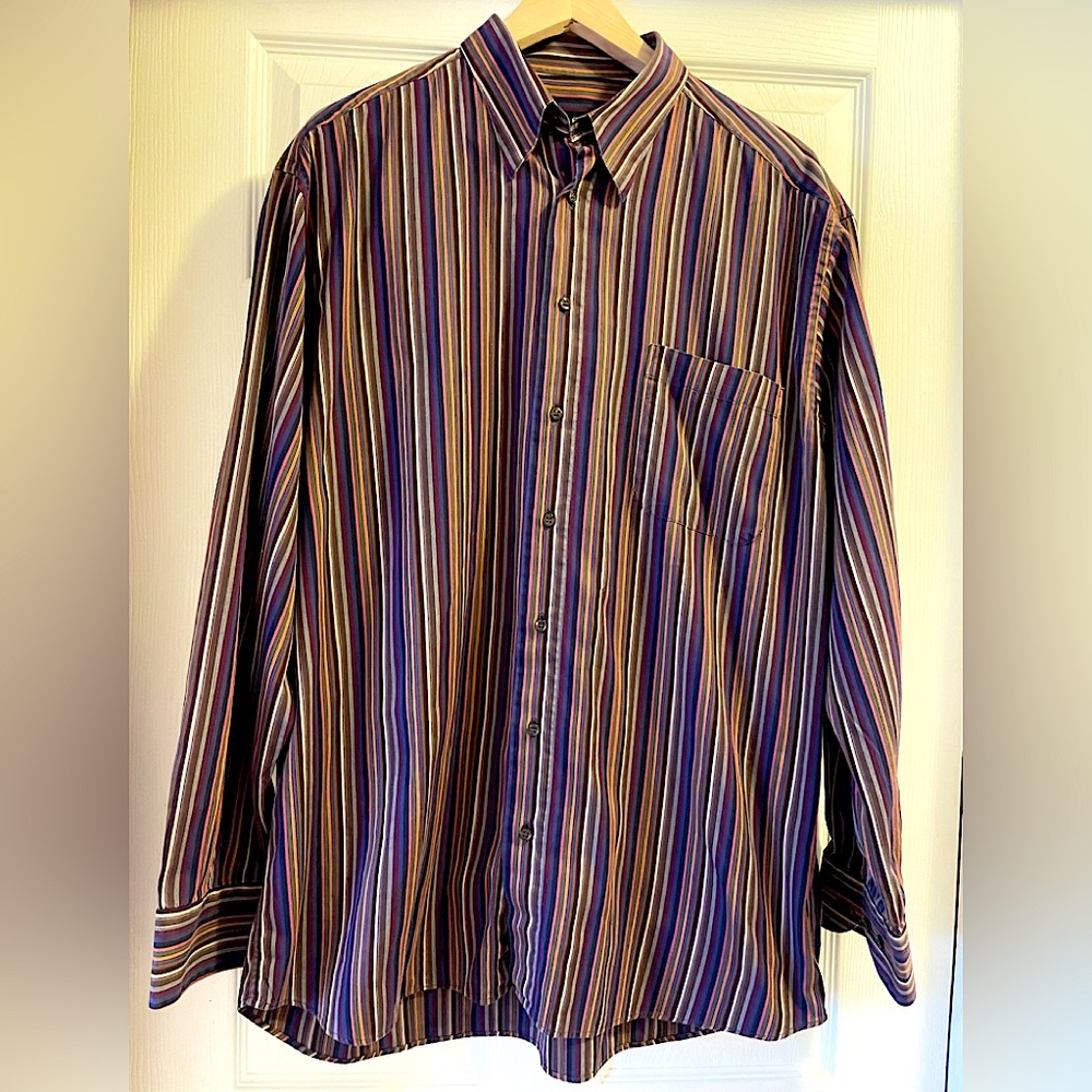 St.Croix Striped Men’s Dress Shirt